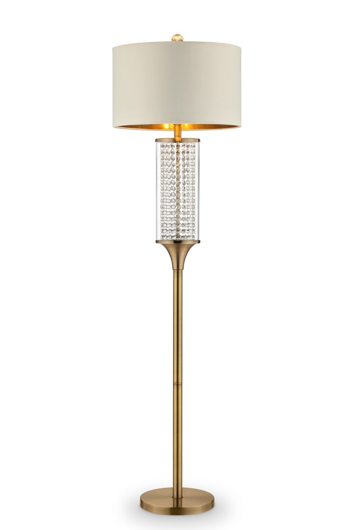 62.25-Inch Pluviam Crystal Floor Lamp